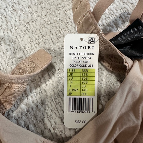 Natori Bliss Perfection unlined underwire bra- 36B - Picture 2 of 2